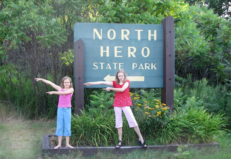 North Hero State Park entrance