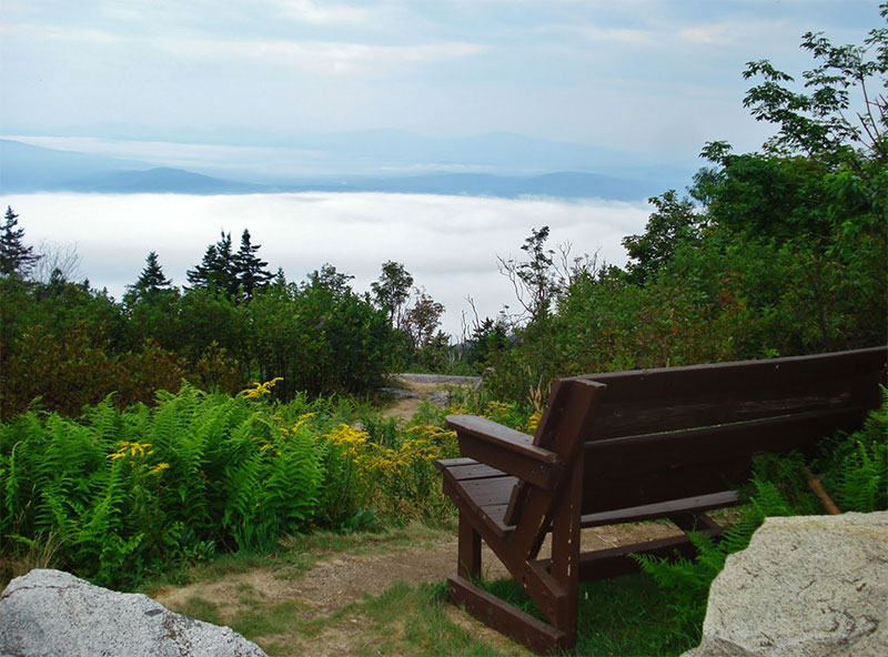 The summit of Mt. Ascutney offers breathtaking views