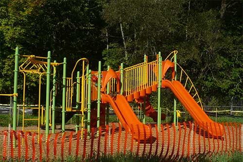 The playground at Bomoseen State Park