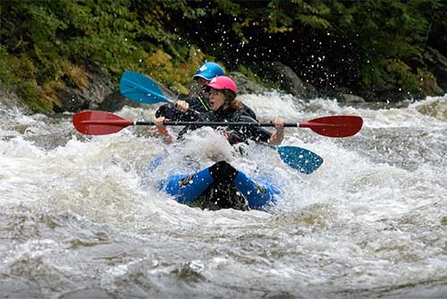 Fall whitewater release on the West River
