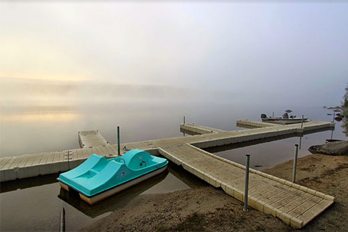 Dock side mist at Stillwater State Park (photo credit: Lene Gary)