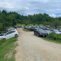 A full parking lot
