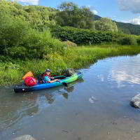 Campers paddle to remote sites at Waterbury Reservoir